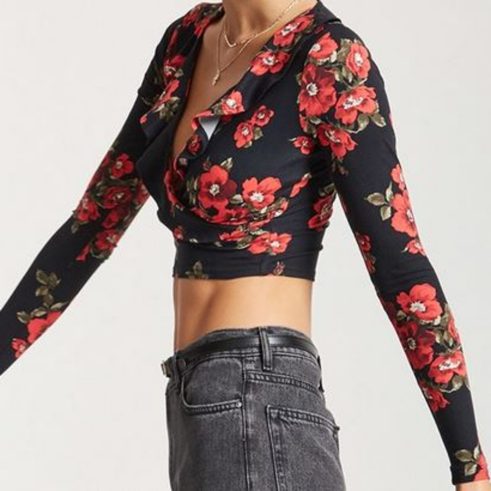 Ruffle Crop Top